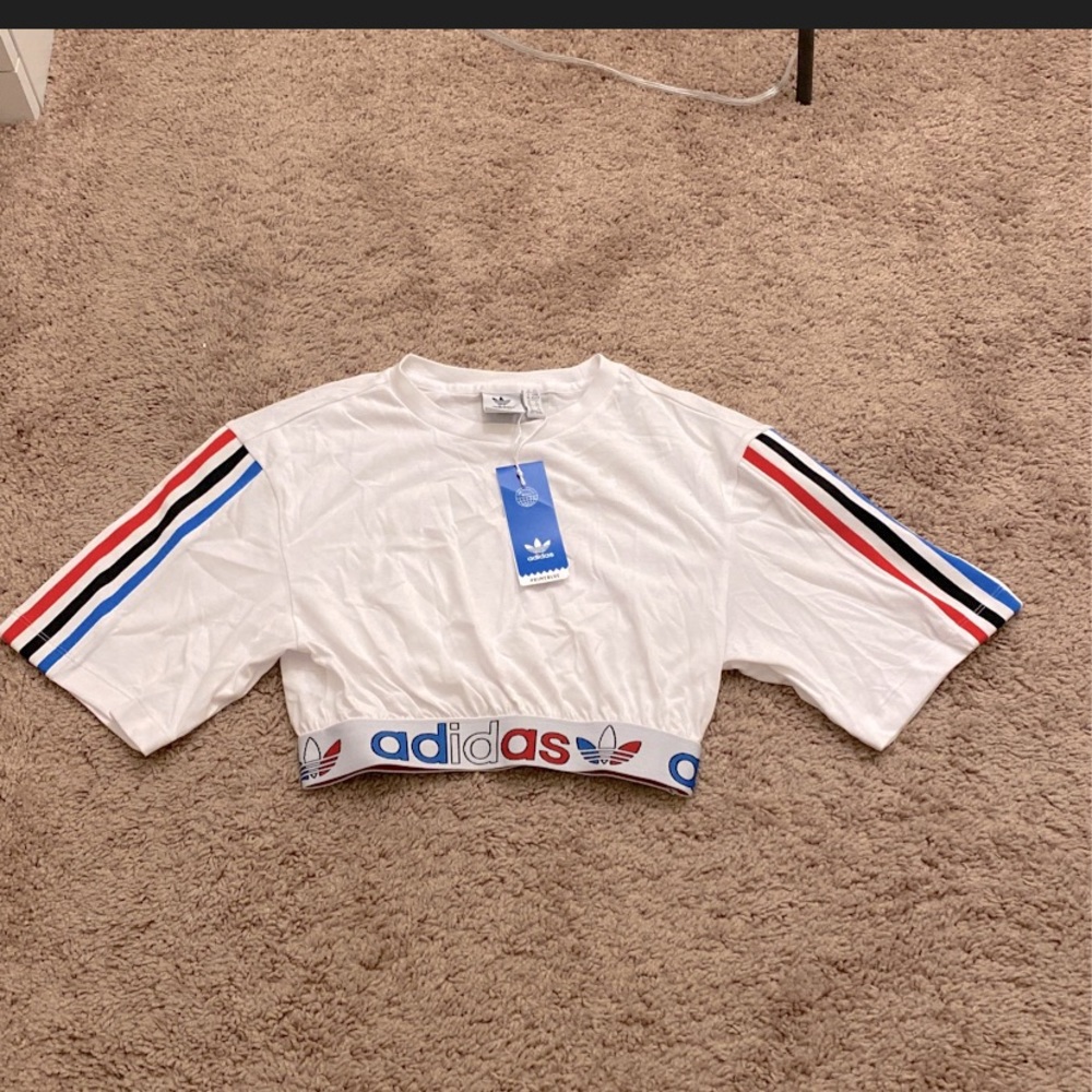 New with tags adidas crop top
